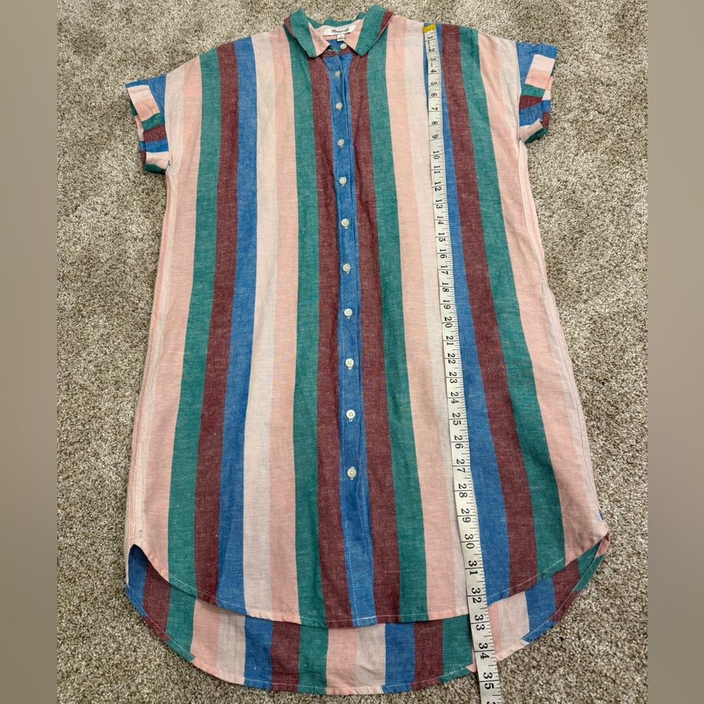 Madewell Central Shirtdress in Flagstaff Stripe - Picture 12 of 15